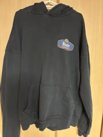 Rhude Motorsport 후드티 블랙 L 루드 모터스포츠