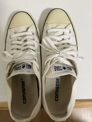 CONVERSE 올스타 스니커즈 화이트 27cm