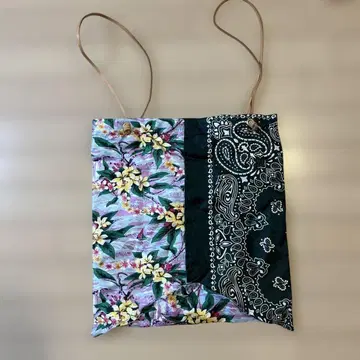 manipuri 실크 토트백 미사용