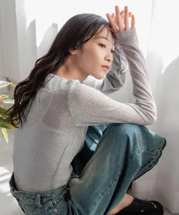 라메 크루 LS 실버 로리즈팜