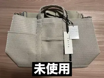 EDITA. 메쉬 토트백 마더백 그레이