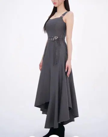 yilon WAIST BELT ASYMMETRY OP 그레이 새상품