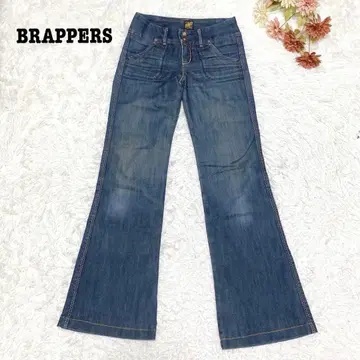 s.1225 [브라퍼즈] 부츠컷 데님 플레어 다크 네이비 청바지 SS