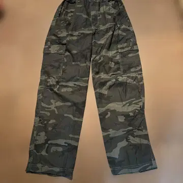 카모플라쥬 카고 팬츠 허리밴딩