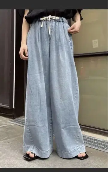 이번 시즌 차오패닉 티피 와이드 데님 이지 팬츠 M 스커트 원피스