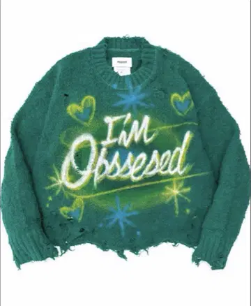 doublet 25SS 즉시 완판 니트 그린