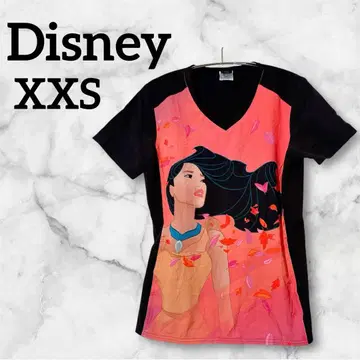 새상품급 Disney 프린트 T셔츠 XXS사이즈 포카혼타스