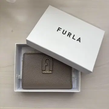 FURLA 접이식 지갑 그레이