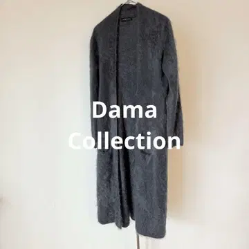 고급 DAMA collection 캐시미어 퍼 롱 가디건 코트