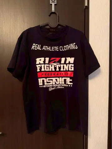 RIZIN FIGHTING FEDERATION T셔츠 M 블랙