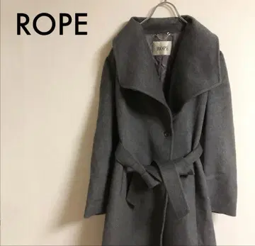 ROPE 그레이 롱 코트