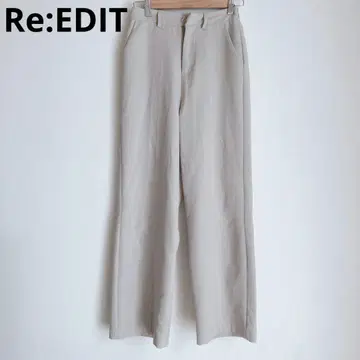 리디 이지 팬츠 캐주얼 팬츠 여성용 하의 베이지 M