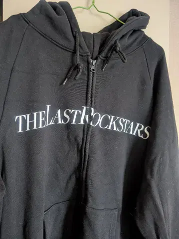 THE LAST ROCKSTARS 투어 후드티 M 사이즈 블랙