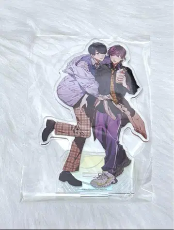 사랑하고 싶다면 나로는 안 돼? 아크릴 스탠드 옐로우 컬러 고양이