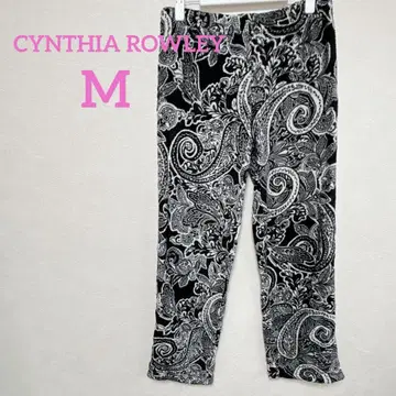 새상품급 CYNTHIA ROWLEY [ M ] 페이즐리 팬츠