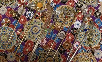 카드캡터 사쿠라 콜라보 비녀 끈 장식