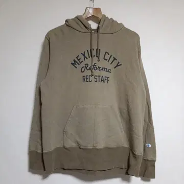 Champion 런택 복각 후가공 후드티