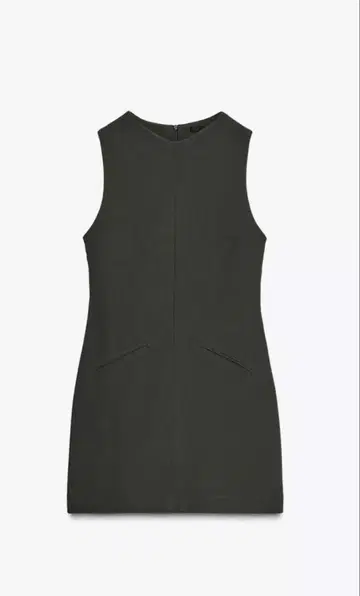 ZARA 미디엄 카키 원피스