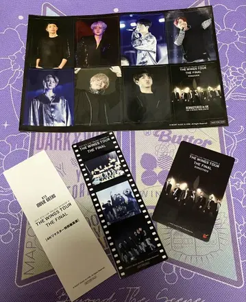 BTS 영화 THE WINGS TOUR 영화 특전 3종 세트