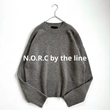 N.O.R.C by the line 울 캐시미어 크루 풀오버