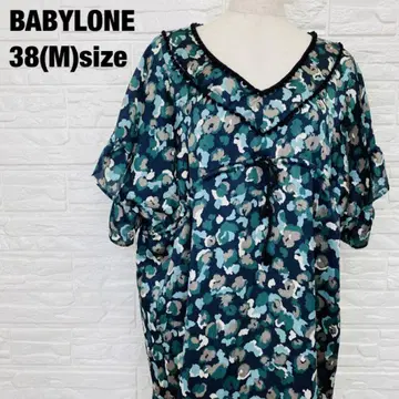 BABYLONE 바빌론 반팔 꽃무늬 튜닉 1098