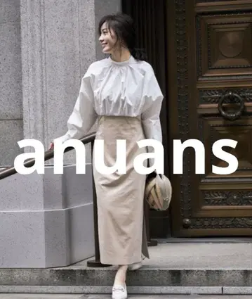 anuans 도킹 원피스 MEDIUM 베이지 여성용