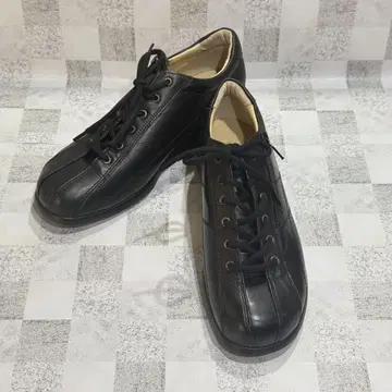 1989 H.M 컴포트 클리닉 사이드 지퍼 가죽 신발 22cm