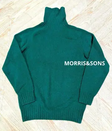 MORRIS&SONS 지롱 라무 터틀넥 니트
