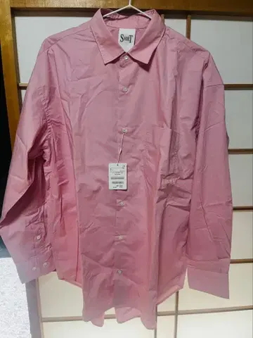 새상품 SHIRT FIRSTHAND 핑크 셔츠 긴팔 M 사이즈