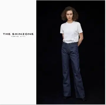 Shinzone 로우라이즈 플레어 데님
