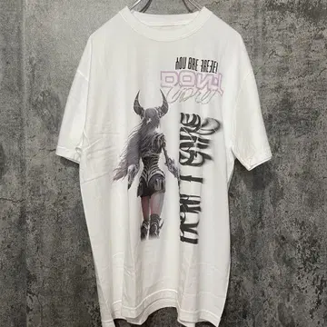 Don't care SS TEE #WHITE