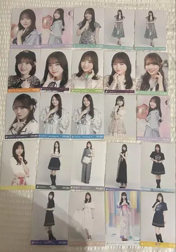노기자카46 타무라 마유 브로마이드 묶음 판매