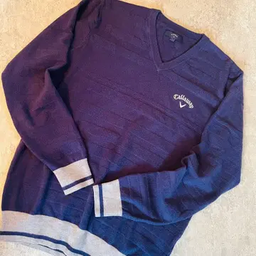 Callaway 네이비 V넥 스웨터 L 사이즈