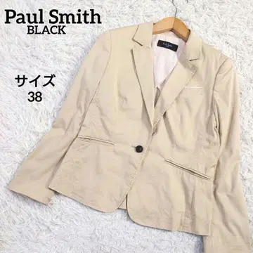 폴스미스 블랙 테일러드 자켓 백 오픈 코튼 베이지 M