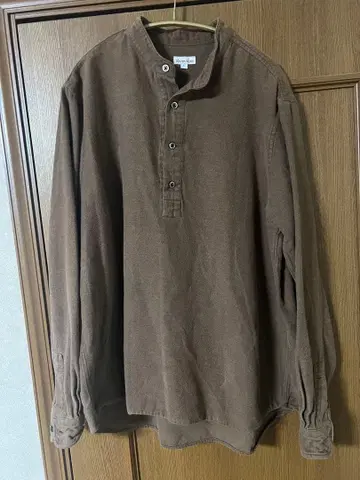 스티븐 앨런 풀오버 플란넬 셔츠