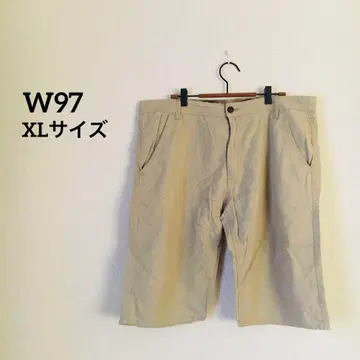 빅 사이즈 하프 팬츠 [ W97 사이즈 ] 남성용 치노 팬츠