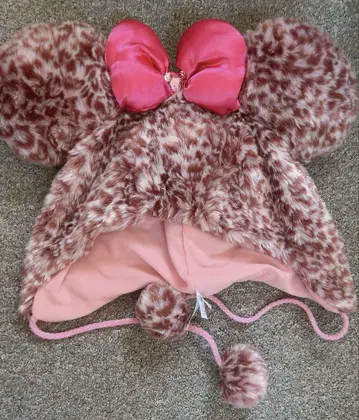 디즈니 레오파드 무늬 팬캡