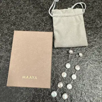 MAAYA 펄 롱 귀걸이 마야 펄