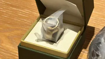 CASIO 카시오 반지 워치 골드 CRW-001G-9JR