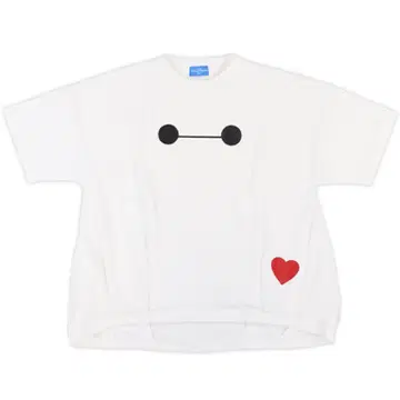 BAYMAX 오버 사이즈 T셔츠 화이트