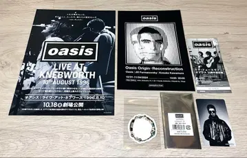 oasis 전시회 랜덤 스티커 oasis 30주년 반권 전단지