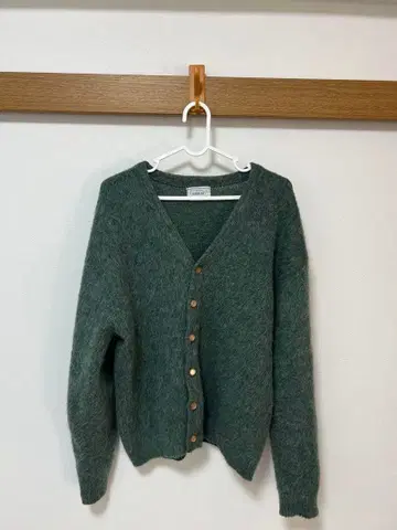 60s BRENT 카드 코번풍 모헤어 가디건