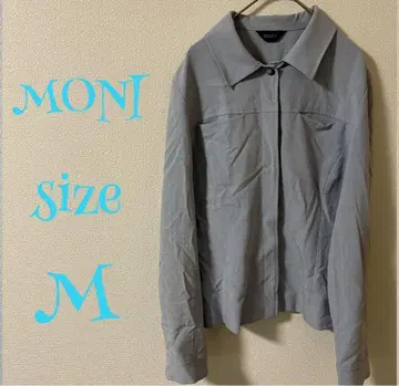 MONI 그레이 긴팔 셔츠 M