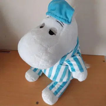 무민 제일복권 파자마 차림 무민 봉제 인형