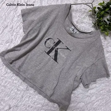 Calvin Klein Jeans 크롭 T셔츠