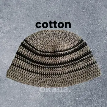 gray85 크러셔 모자 핸드메이드 크로셰 모자 햇 비니