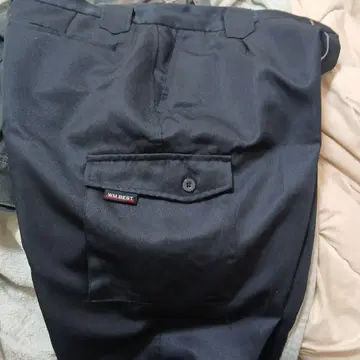 WM BEST 블랙 워크 팬츠