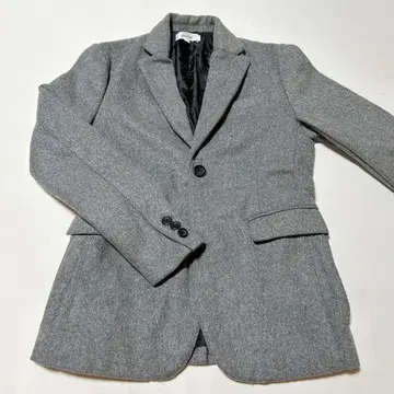 improves 남성용 S 그레이 테일러드 자켓 울 투버튼