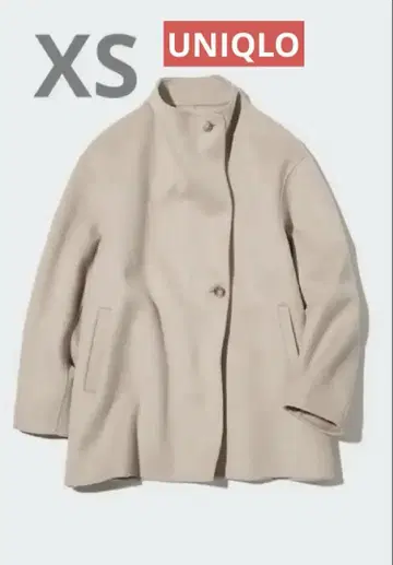 [UNIQLO] 더블 페이스 숏코트 XS (오버 사이즈)
