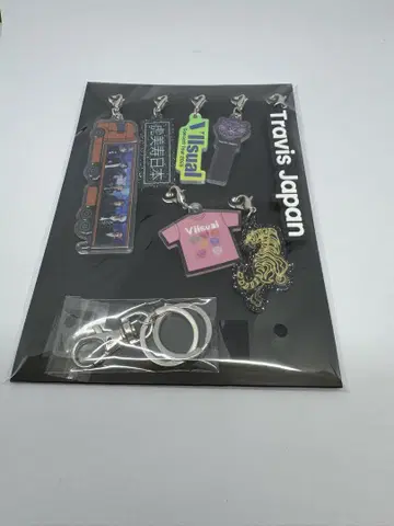 TravisJapan VIIsual 완전 생산 한정판 키링 & 백참